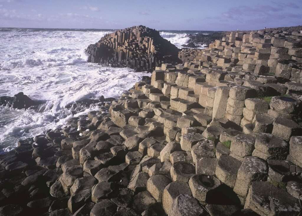The Giant's Causeway in Ireland.